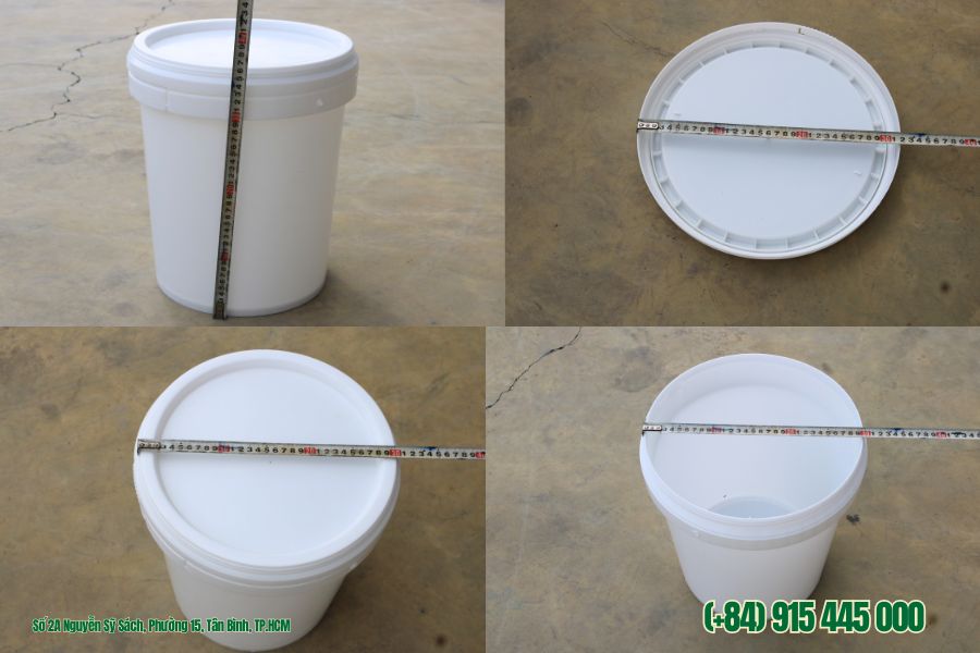 Các kích thước vỏ thùng sơn
